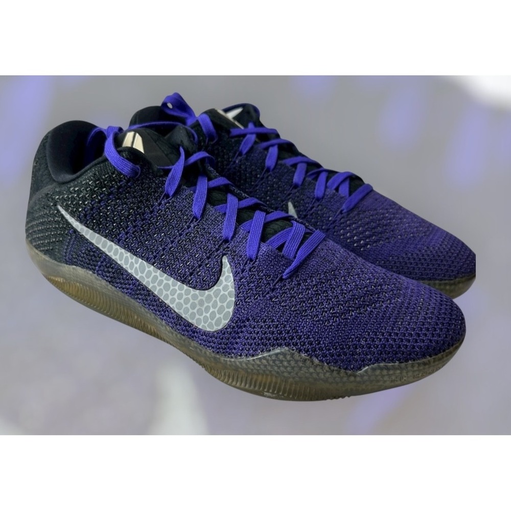 Nike Kobe 11 Elite Low Eulogy Hyper Grape Basketball Shoes Men's Size 10.5 - Picture 13 of 13